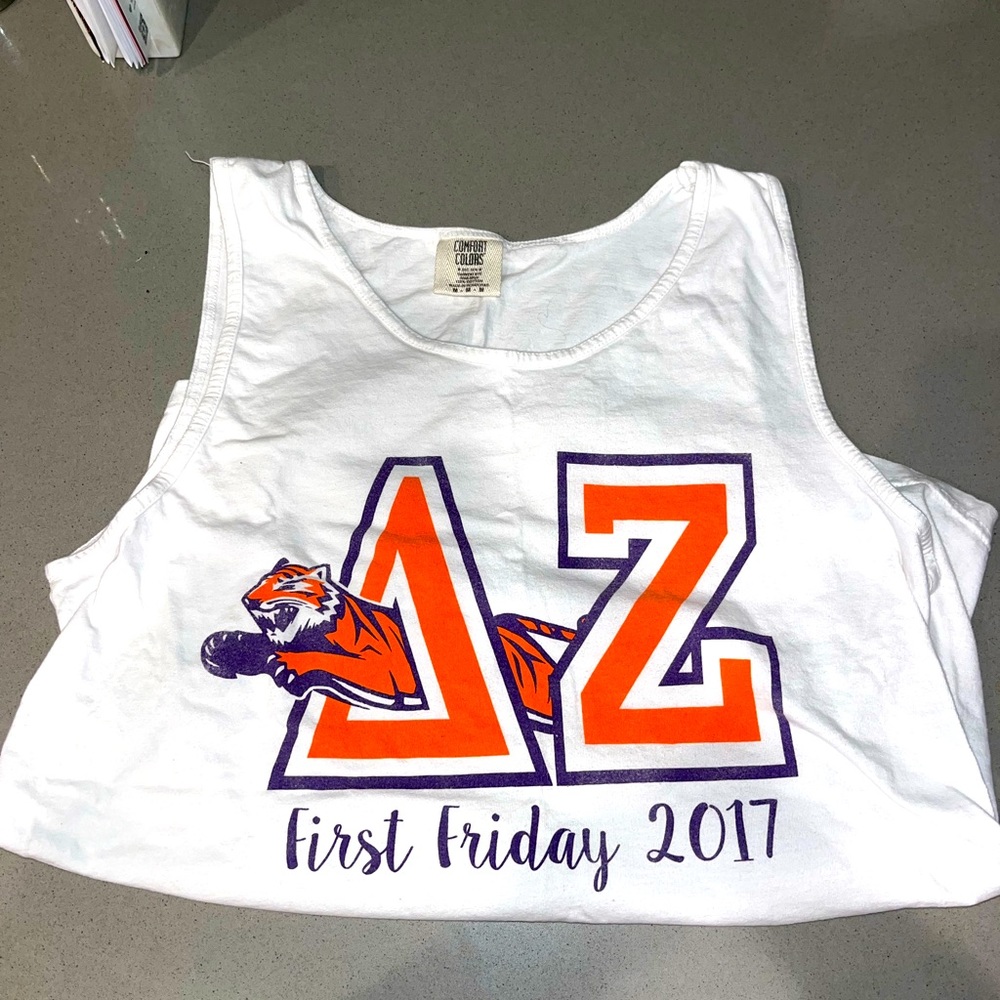 Clemson delta zeta first Friday tank